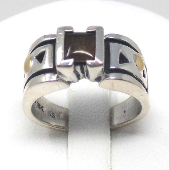 Sterling Silver Navajo Citrine Ring