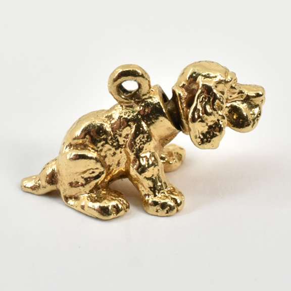 Fun 14k Dog Charm