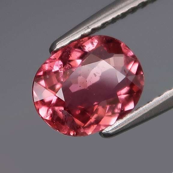 Top color 1.14ct vivid pink glittering Tourmaline