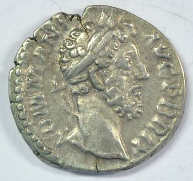 Superb Commodus Roman Silver Denarius, 177-192 AD