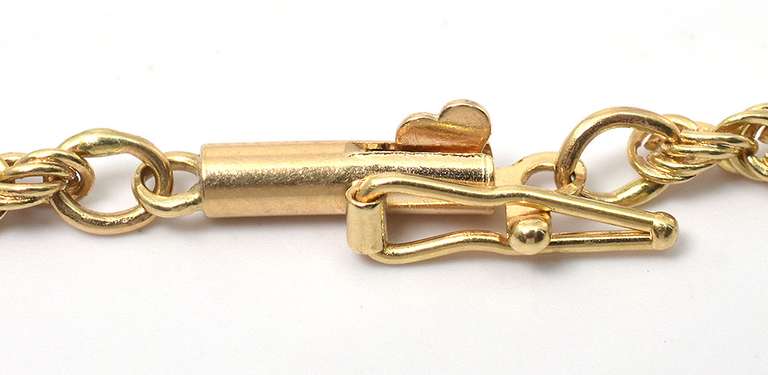 Nice 26-Inch Rope Chain in 14KT Yellow Gold