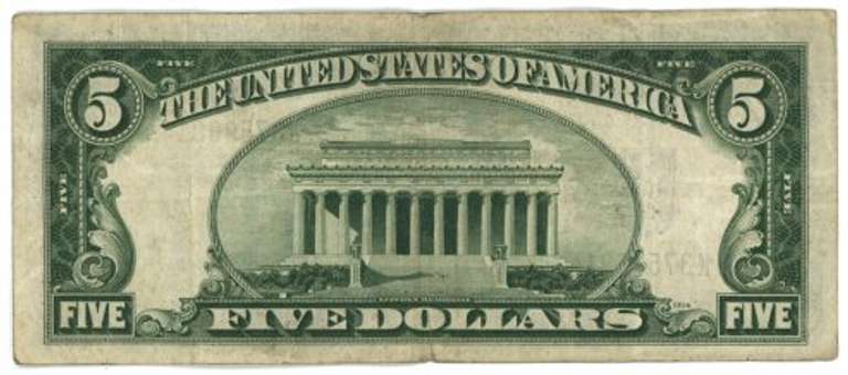 Nice 1934-A Series $5 North Africa Silver Certificate