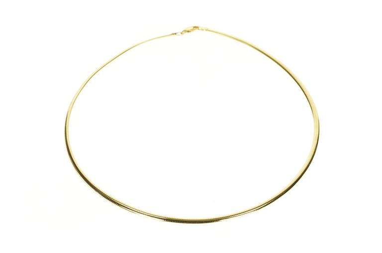 10K Yellow Gold 3.0mm Cocoon Link Classic Fancy Chain Necklace
