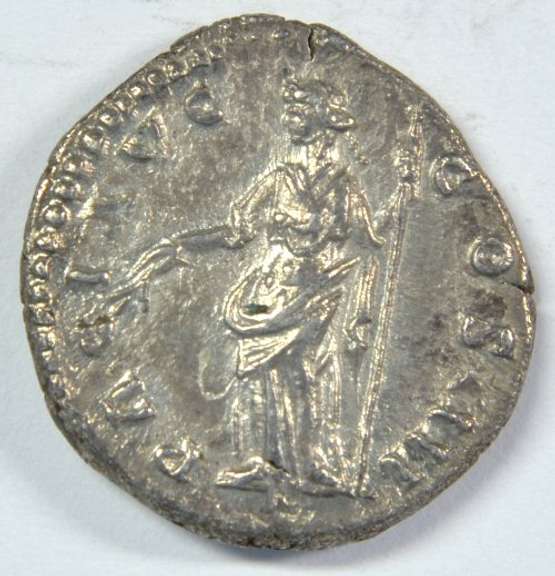 Mint Antoninus Pius Roman Silver Denarius, 138-161 AD