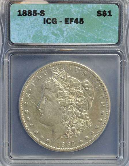 1885 S Morgan Dollar Circulated