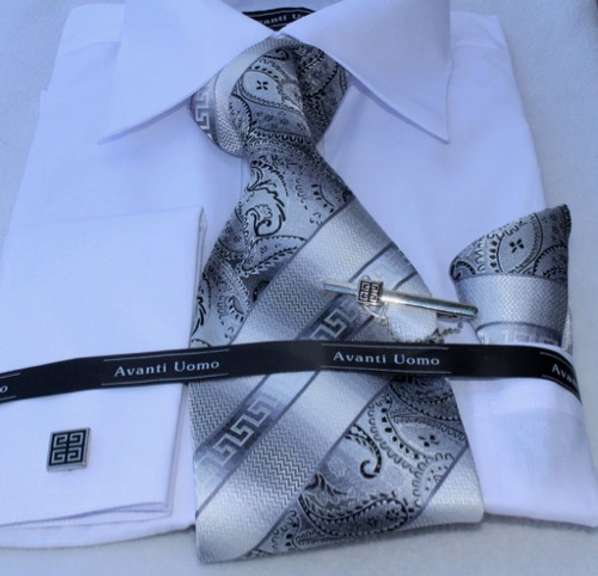 Shirt, Tie and Cufflinks by Avanti