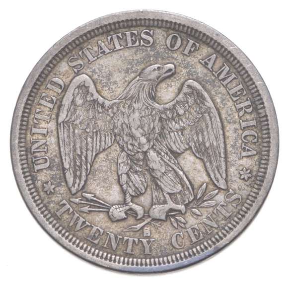 1875-S Seated Liberty Twenty-Cent Piece