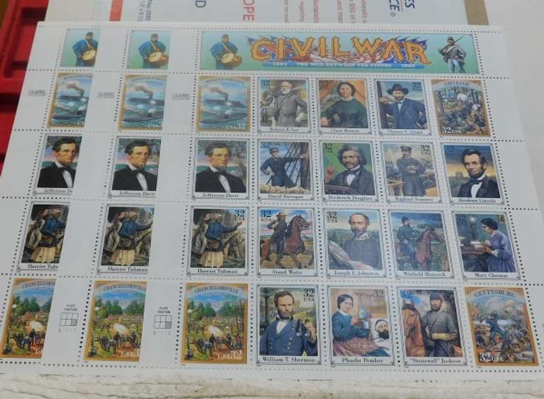 Stamps: Civil War $19.20 face