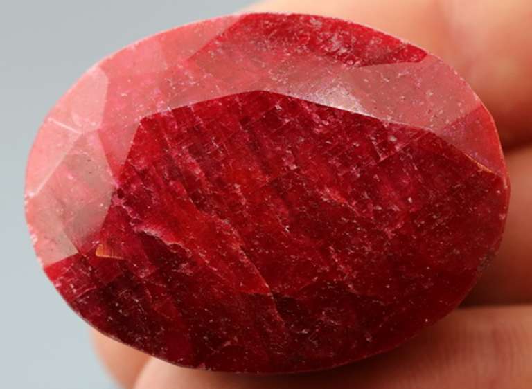 Fiery 170.5ct vibrant red Ruby