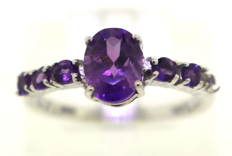 Sterling Silver Amethyst Ring