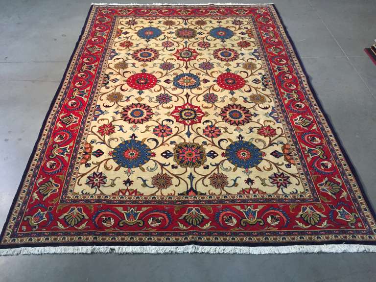 AUTHENTIC PERSIAN MAHAL RUG 7'.2"x9'.8"