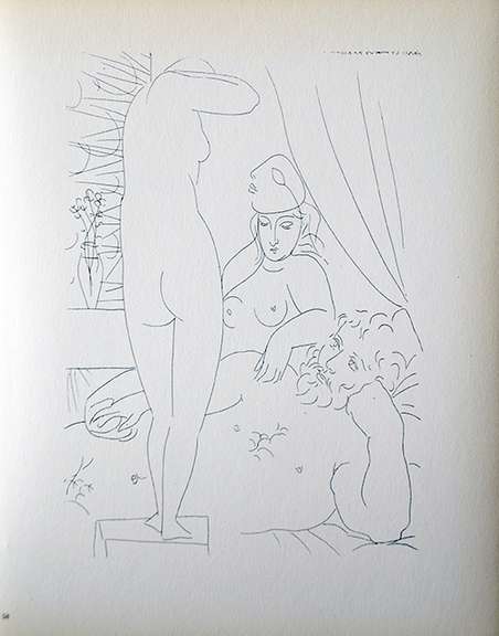 PABLO PICASSO, SCULTOR, MODEL WEARING MASK