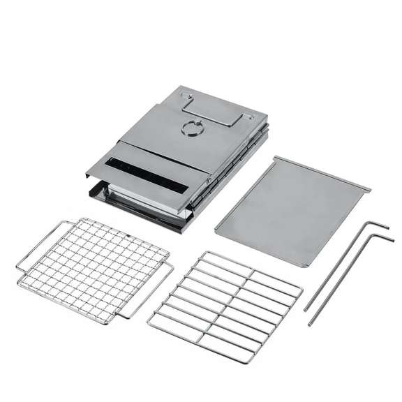 Stainless Steel Camping Picnic Cooking Wood Stove