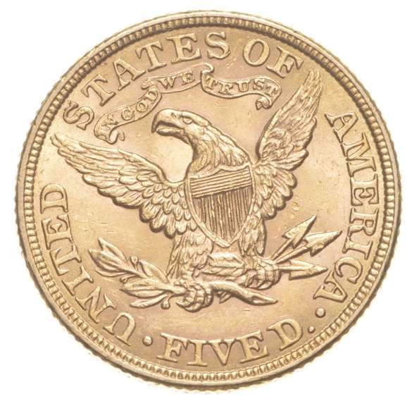 1900 $5.00 Liberty Head Gold Half Eagle