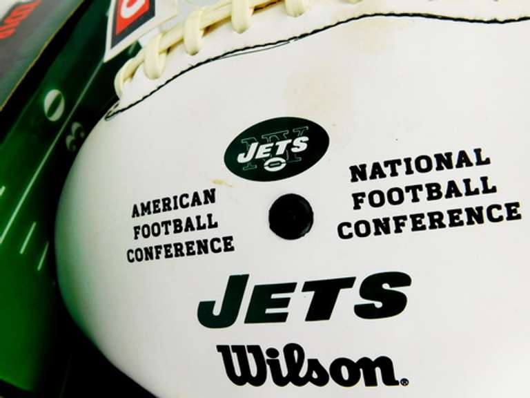Jets Football Team Collector's Wilson Football in Box