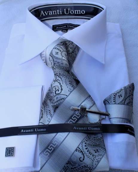 Shirt, Tie and Cufflinks by Avanti