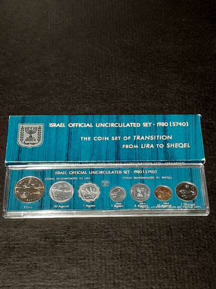 20 Plus Israel Unc and Mint Sets