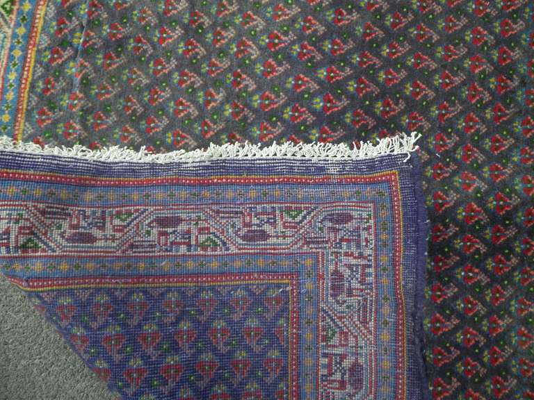 Semi Antique Persian Sarouk Mir 3.4x10.8