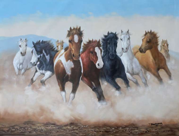 ONE OF A KIND  HAND PAINTED OIL PAINTING ON CANVAS