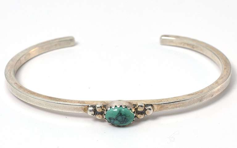 Sterling Silver Turquoise  Bracelet