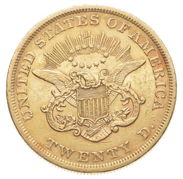 1852 $20.00 Liberty Head Gold Double Eagle