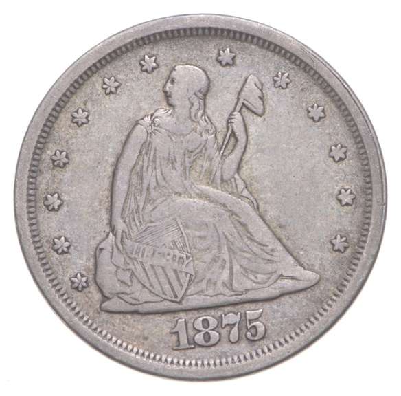 1875-S Seated Liberty Twenty-Cent Piece