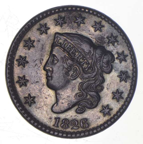 1826 Matron Head Large Cent - N4