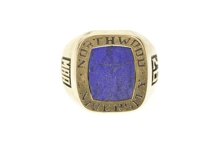 10K Yellow Gold 1997 Northwood University Ornate Class Ring