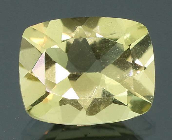 Bright 2.45ct cushion cut Lemon yellow Citrine