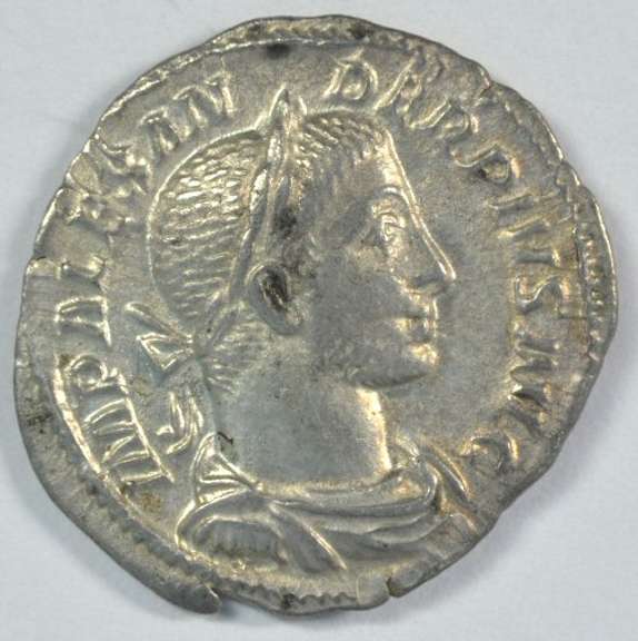 Great Severus Alexander Roman Silver Denarius, 222-235