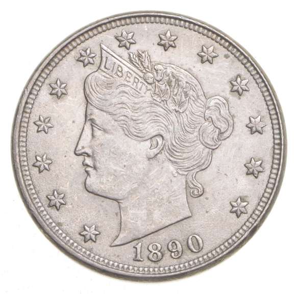 1890 Liberty V Nickel