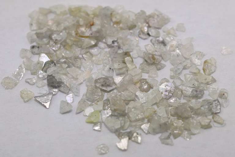 5ct+ collection of shimmering flat Diamonds