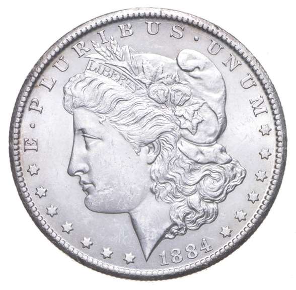 1884-CC Morgan Silver Dollar