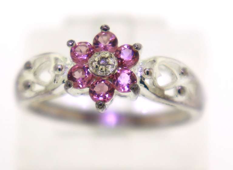 Sterling Silver Small Flower ring