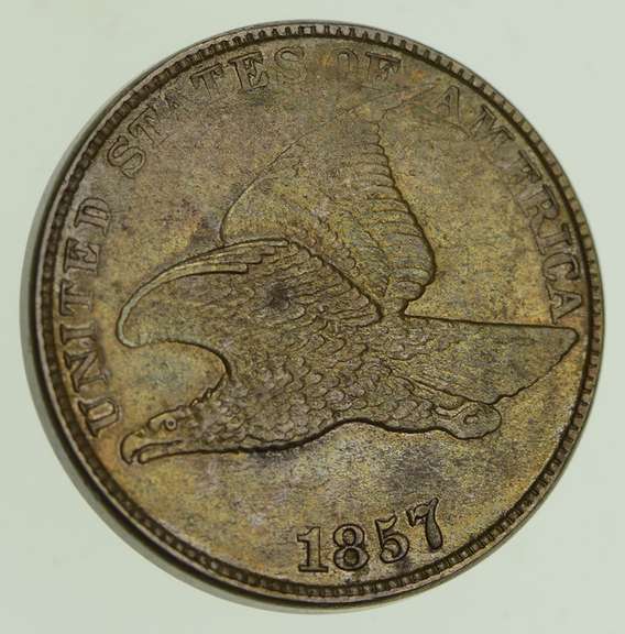 1857 Flying Eagle Cent - Near Uncirculated