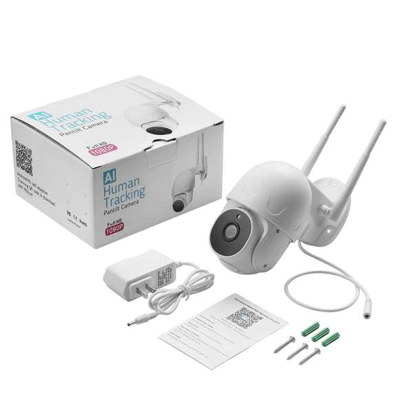 1080P PTZ Two Way Audio WiFi Wireless Camera