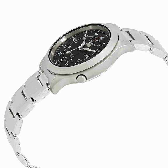 Seiko Automatic Black Dial Men's Watch