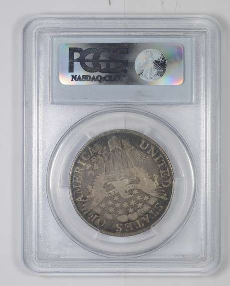 F12 1806 Draped Bust Half Dollar - Pointed 6 - Stem - Graded PCGS