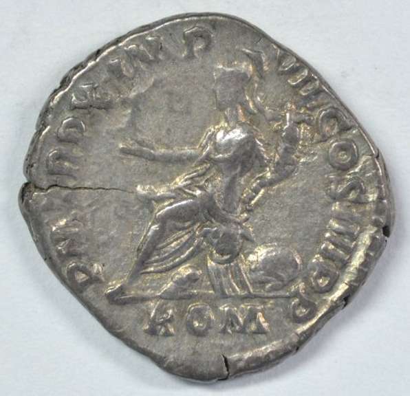 Lustrous Commodus Roman Silver Denarius, 177-192 AD
