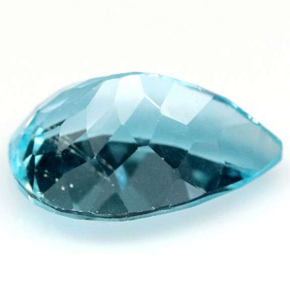 Gorgeous 7.33ct pear cut Swiss blue Topaz