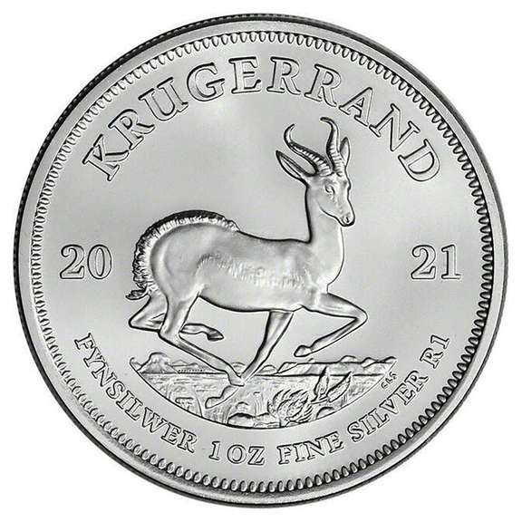 2021 South Africa 1 oz Silver Krugerrand
