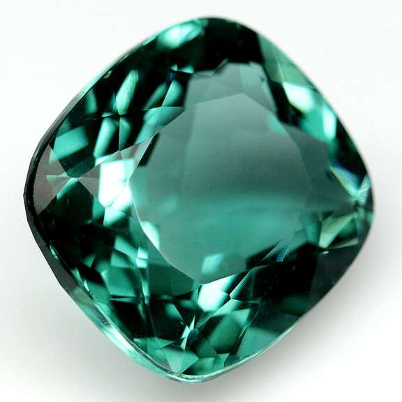 27.29ct top blue green hue created Amethyst