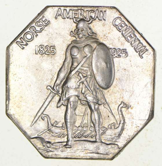 1925 Norse American Centennial Commemorative - Thick