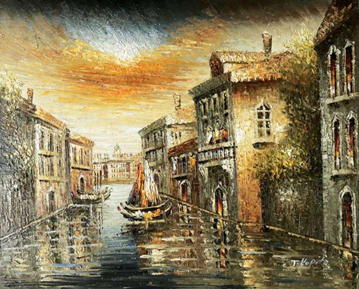 BEAUTIFUL  HAND PAINTED OIL PAINTING ON CANVAS
