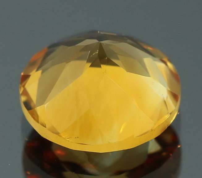 Glittering 3.37ct unheated Citrine solitaire