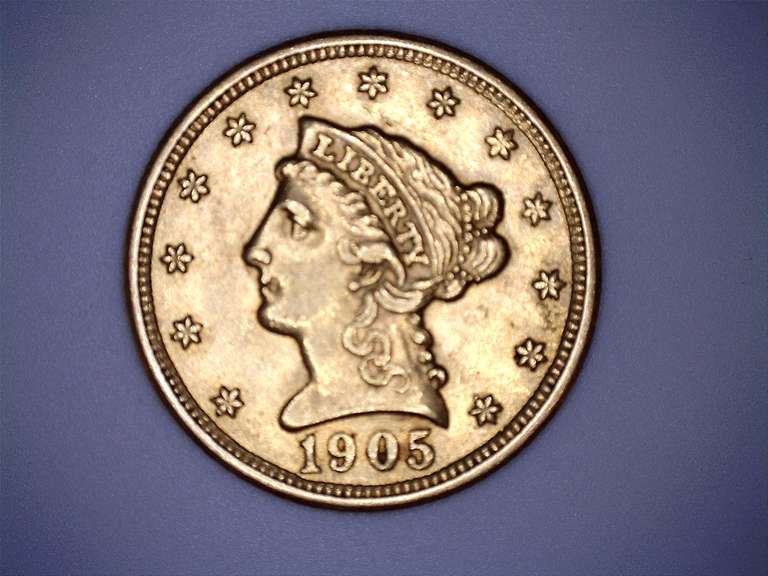 1905 $2.50 Liberty Gold Quarter Eagle