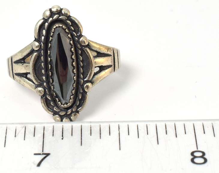 Vintage Sterling Silver Marcasite Ring