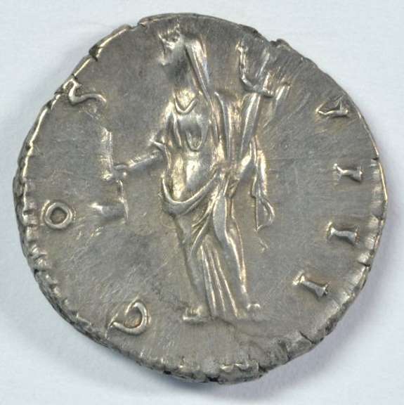 Great Antoninus Pius Roman Silver Denarius, 138-161 AD