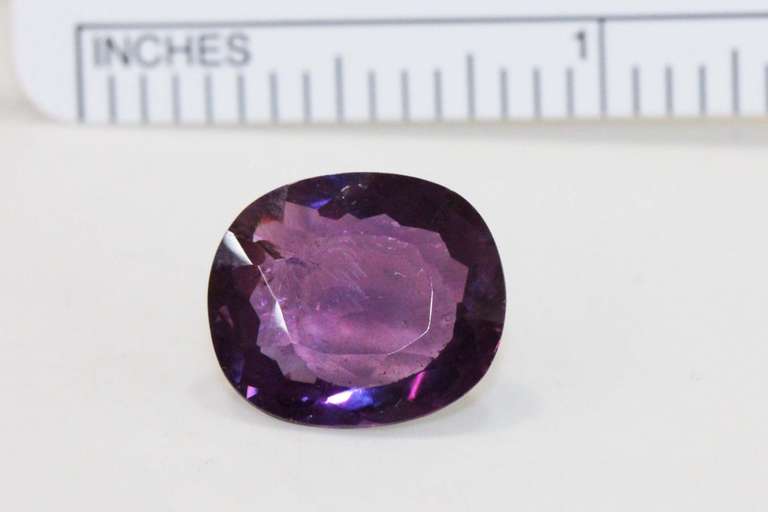 Rare Royal Natural Purple Sapphire - 7.01 cts.