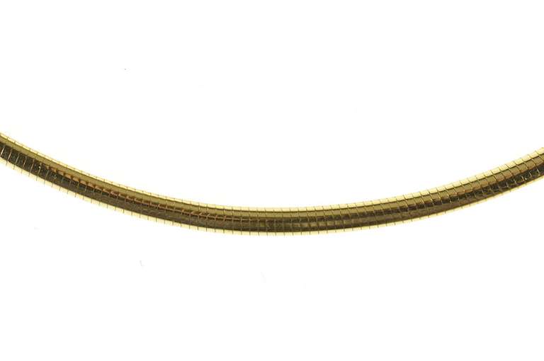 10K Yellow Gold 3.0mm Cocoon Link Classic Fancy Chain Necklace